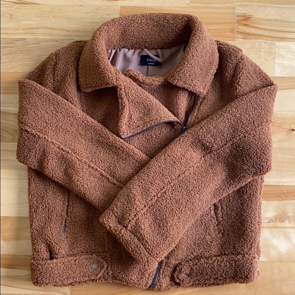 Vici - verity Sherpa Moto jacket